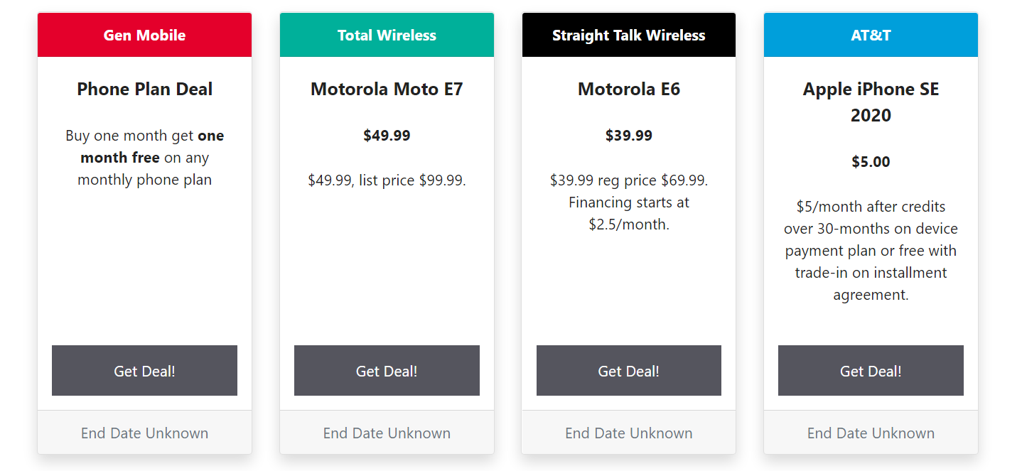Compare Wireless Deals