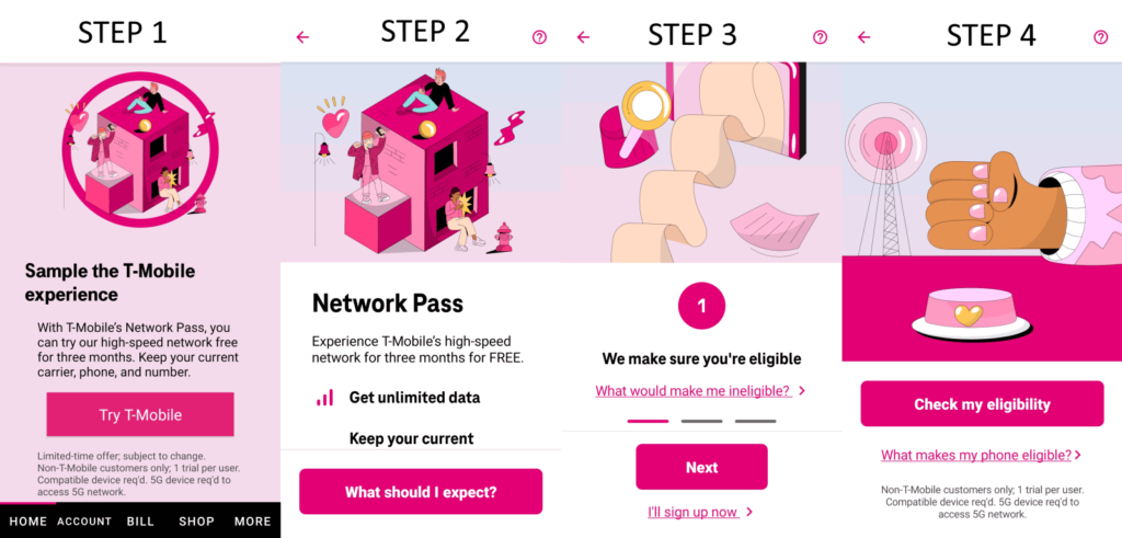 T-Mobile Three Months Free Network Pass Trial