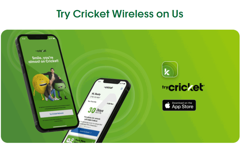 tryCricket App is required to activate Cricket Wireless's Free eSIM Trial