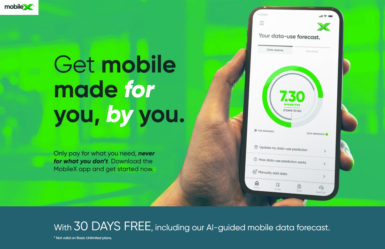 MobileX Free 30 Day eSIM Trial