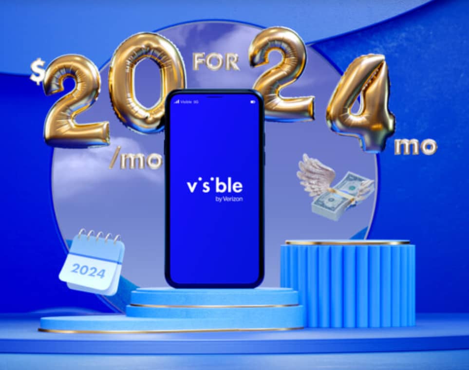 Visible by Verizon started 2024 with a limited time offer of $20/month for an unlimited data plan with pricing valid for two years